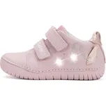 DDstep Svítící kožené boty D.D.step S050-61970A Baby Pink Velikost: 29