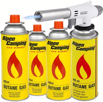 Horkovzdušná pistole Plynový hořák na kartuše Torch Černo-červený M-961C 1300 W