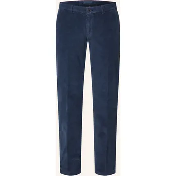 Pánské kalhoty Hiltl Pánské Manšestrové Chino Kalhoty Slim Fit, tmavě modrá, 98