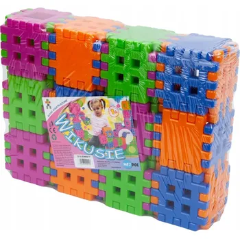 ostatní stavebnice Stavebnice vafle Mejpol Wikusie 72 dílů plastové 12 m +