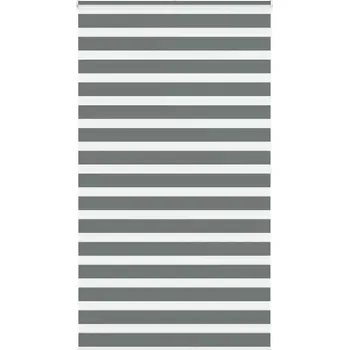 Roleta Roleta zebra, tmavě šedá, šířka tkaniny 115, 9 Cm, polyester