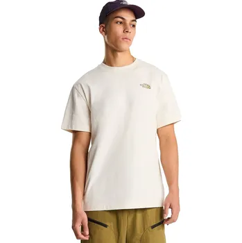 Pánská móda tričko The North Face TNF Snack Relaxed - White Dune L