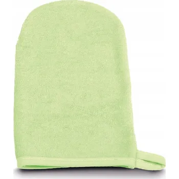 Sanipur mycí žínka na nohy z tkaniny, zelená barva