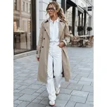 Dámský béžový dvouřadý trenčkot TY5352 Velikost: XL