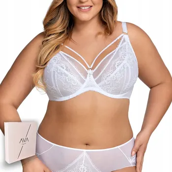 Podprsenka Nevyztužená podprsenka Ava Lingerie 1824 Venus Bílá 95C