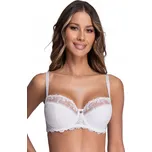 Ava polovyztužená podprsenka bílá, velikost 80B