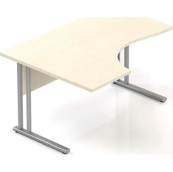 Psací stůl Kancelářský stůl Visio K 140x70/100 cm levý Barva: Javor + doprava ZDARMA