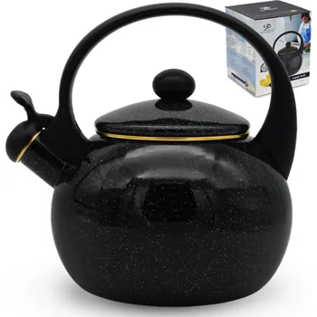 Varná konvice MEYERHOFF Konvice na vaření vody 2,2 l, smalt, černá