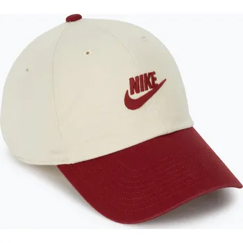 Kšiltovka Kšiltovka Nike Club Unstructured Futura Wash light khaki/team crimson/team crimson