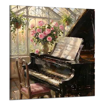 Obraz Obraz na plátně Zátiší s piánem , jednodílný 4501AY