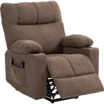 Lehátko HOMCOM se stojanem, elektrické, 90x75x100cm, hnědé