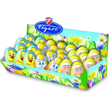 Čokoláda Figaro Milki vajíčko 30g v boxu / 28Ks