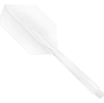 Šipka Letky na šipky Condor Zero Stress bílé, Slim letky a dlouhé násadky