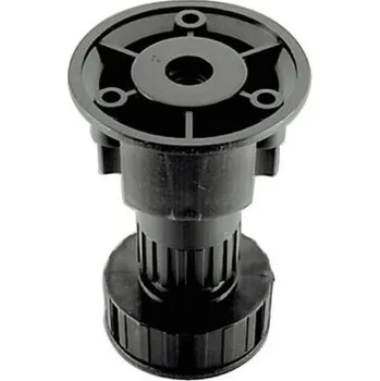 Nábytkové kování Soklová dvojdílná nábytková rektifikační nožka výška soklu 150mm