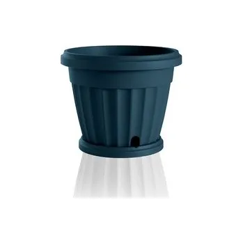 Květináč BAMA Květináč IRIS 35cm, barva modrá s miskou