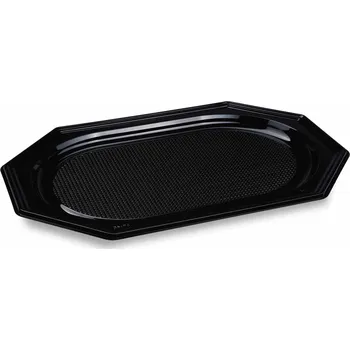 Podnos (rPET) oválný černý 45 x 30,2 cm