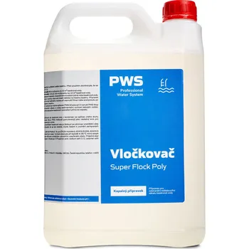 Bazén Bazénová chemie PWS Vločkovač Super Flock Poly 5 l