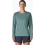 Dámské tričko s dlouhým rukávem Patagonia Capilene Cool Daily Shirt - Boardshort Logo blue sage/light blue sage x-dye