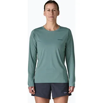 Dámské tričko Dámské tričko s dlouhým rukávem Patagonia Capilene Cool Daily Shirt - Boardshort Logo blue sage/light blue sage x-dye