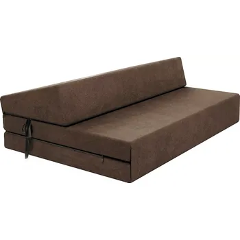 Pohovka Skládací matrace a pohovka SUZI COMFORT TRINITY 121 cm hnědá