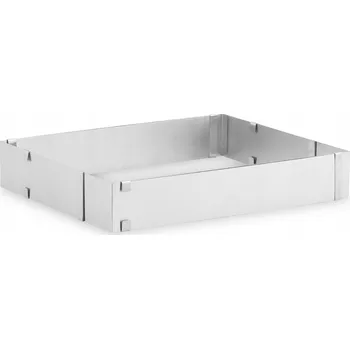 Forma na pečení Forma na dort nerez posuvná hranatá 35/53x18/28x5cm DOMIK