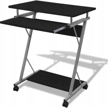 Psací stůl Obdélníkový psací stůl černý