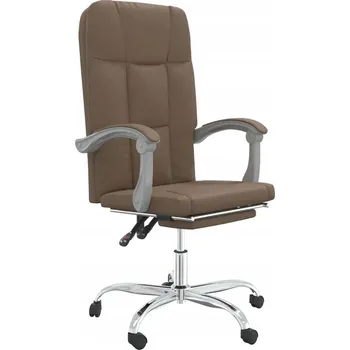 ROZKLÁDACÍ KANCELÁŘSKÁ ŽIDLE, HNĚDÁ, LÁTKOVÁ