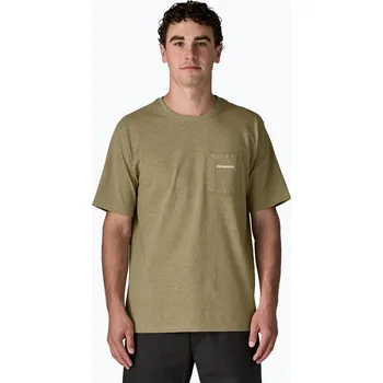 Pánské tričko Pánské tričko Patagonia Boardshort Logo Pocket Responsibili gumtree green