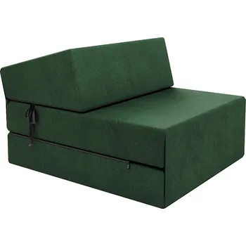 Pohovka Skládací matrace a pohovka SUZI TRINITY 71 cm láhvově zelená