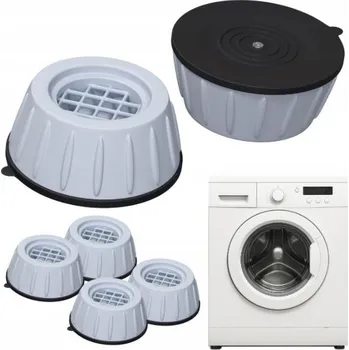 Praní a péče o prádlo Gumové Antivibrační Podložky pod Pračku Sušičku Protiskluzové 4 kusů