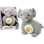 RKToys Plyšový slon s projektorem a melodiemi