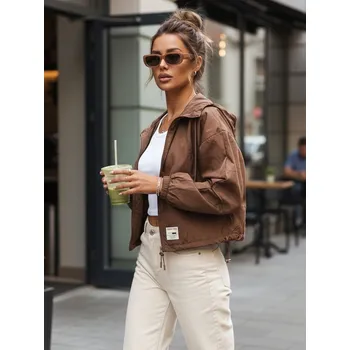 Dámská cargo bunda Dámská bunda DSTREET KARAMELOVÁ S