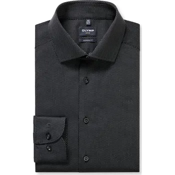 Pánská košile Olymp Luxor Modern Fit společenská košile 128414 63 Šedá 46