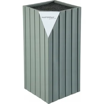 Stojan na nože Stojan nože Masterpan 22 cm šedý plast