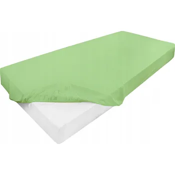 Prostěradlo Prostěradlo jersey 120x200 zelené s gumou