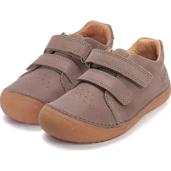 Chlapecké polobotky DDstep Kožené barefoot boty D.D.step S063-61983A Chocolate Velikost: 36