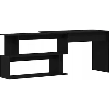 Jídelní stůl Stůl Černý Dub 200x50x76 cm z umělého dřeva