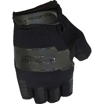 Cyklistické rukavice rukavice Poledník ERGOGEL černé