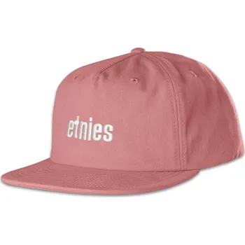 Kšiltovka kšiltovka Etnies Icon Embroidery Snapback - Pink one size