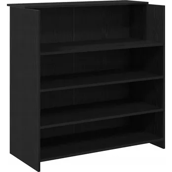 Obdélníkový psací stůl VidaXL 100 x 50 x 103,5 cm černý