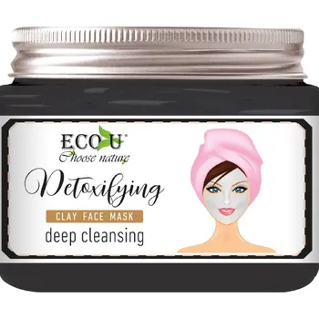 Pleťová maska Eco U Eco-U jílová pleťová maska detoxikační 150ml