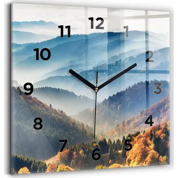 Hodiny Nástěnné hodiny Wallfluent černé 30 cm