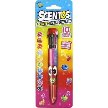Vícebarevná voňavá propiska SCENTOS duhová