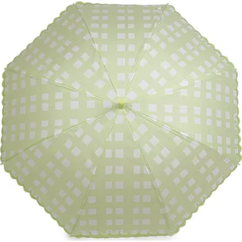 Deštník Dámský / dívčí vystřelovací deštník, střední, 2 zelená sv.