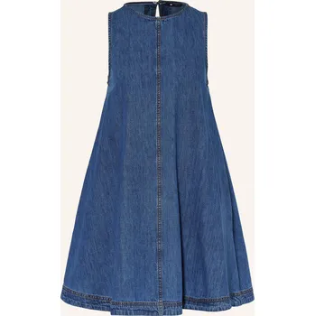 Dámské šaty Tommy Jeans Dámské Džínové Šaty, modrá, 34