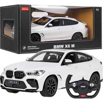 RC model auta Autíčko R/C BMW X6 M 1:14 Rastar bílé