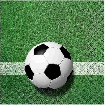 Papírový ubrousek Papírové ubrousky Fotbal, 33x33 cm, 20 ks