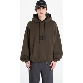 Pánská mikina Mikina Umbro by SlamJam Og Logo Mask Hoodie Dark Olive XL