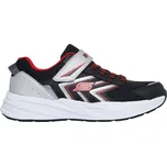 Skechers Chlapci Microspec Tread Shoes v Černá/Červené, Velikost