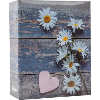 Fotoalbum LOTMAR Fotoalbum 10x15 304 foto 2-up Flower heart 1